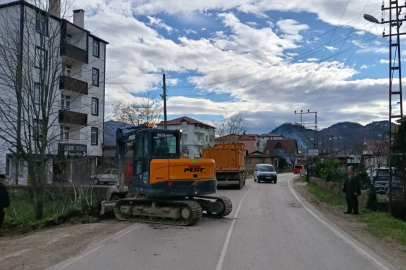 Ordu'da yol çalışmaları hızlandı