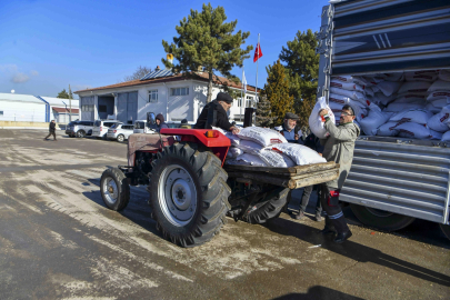 Başkentli üreticiye 1,5 milyon kilogram nohut tohumu desteği