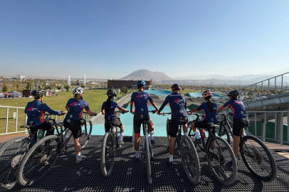 Kayseri'de BMX parkuruna gençlerden büyük ilgi