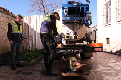 Antalya Kaleiçi’nde 10 kilometrelik kanalizasyon hattı temizlendi