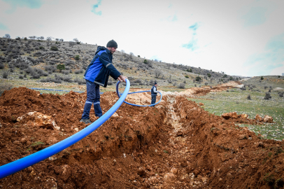 Malatya Arapgir'de yeni içme suyu hattı devrede